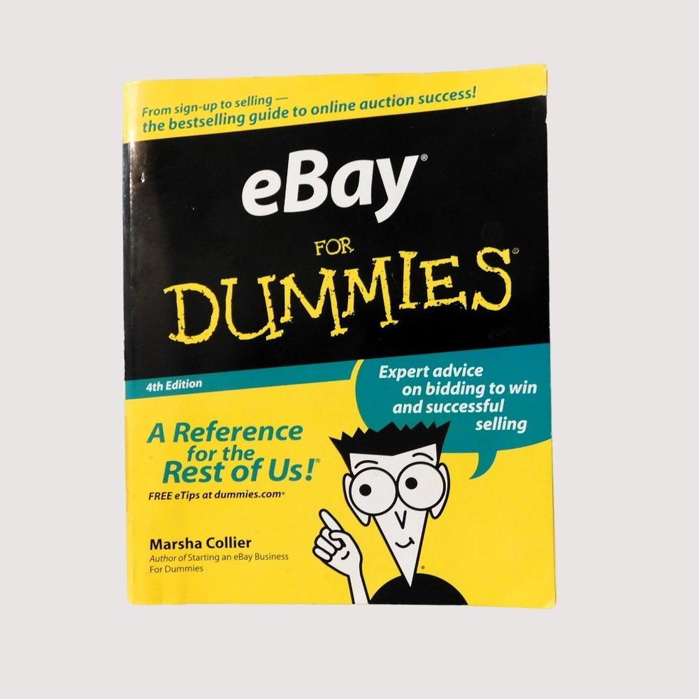eBay for Dummies by Marsha Collier 4th Edition 2004 Trade Paperback